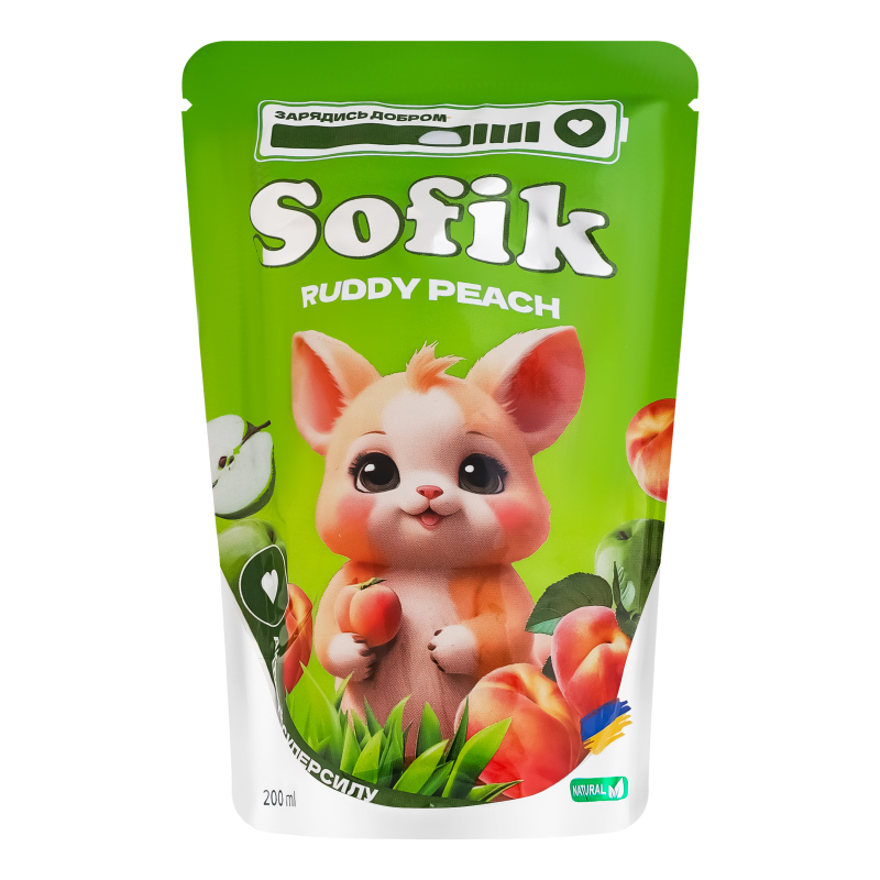 Напій соковмісний Sofik 200мл Персик