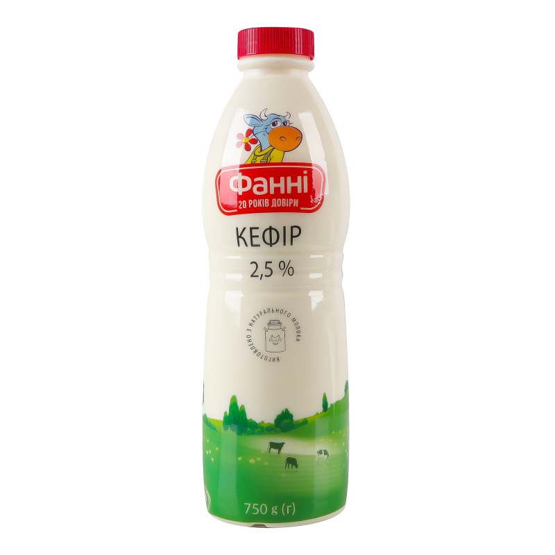 Кефір Фанні 2,5% 750г пл