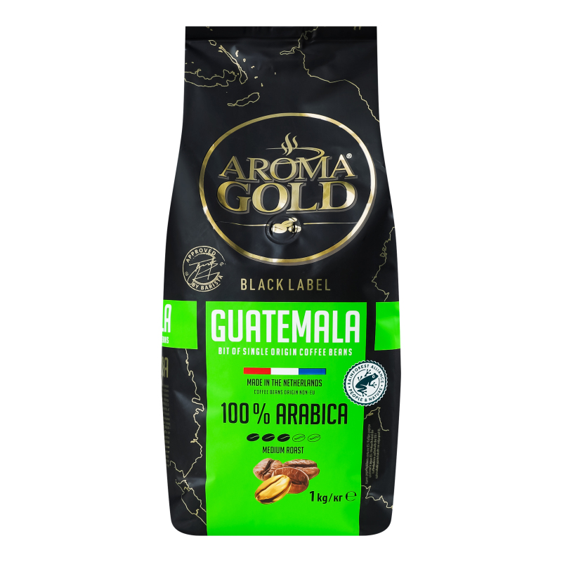 Кава AROMA GOLD 1кгBlackLabelGuatemala
