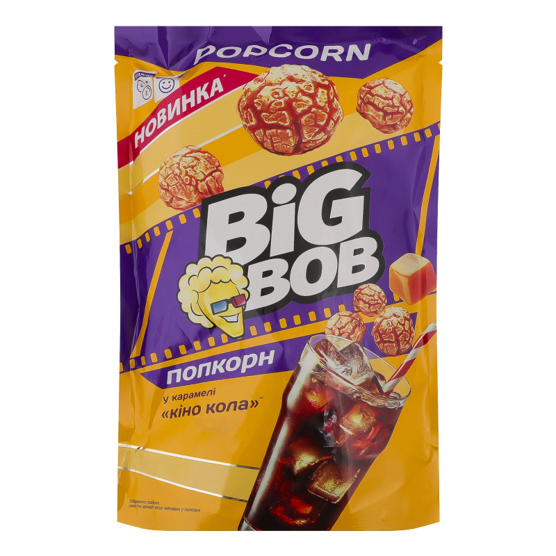 Попкорн BIG BOB 80г Карамель