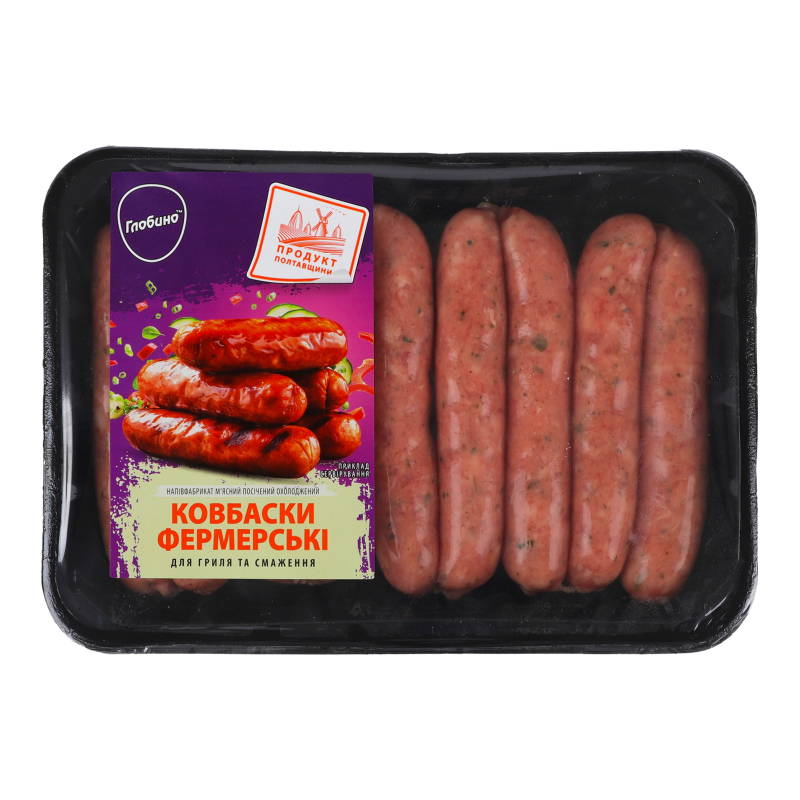 Напівфабрикат Глобино 500г КовбаскиФерм