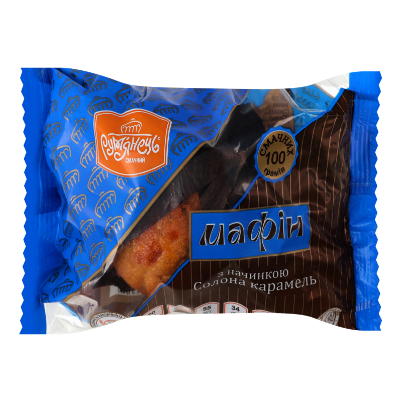 Мафін Румянець 100г Солона карамель