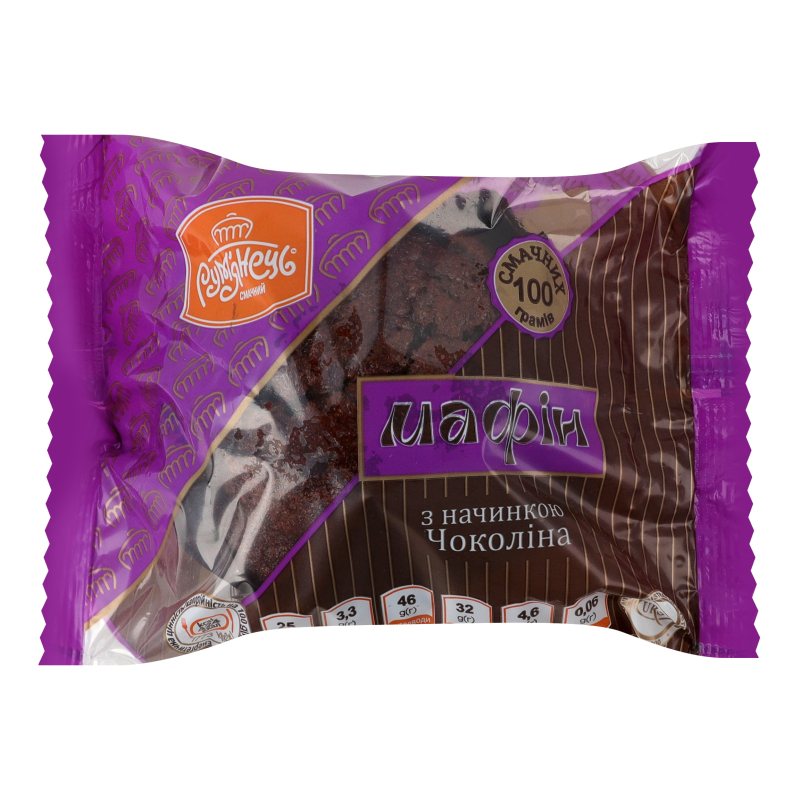 Мафін Румянець 100г Шоколад