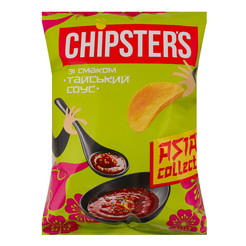 Чипси Chipsters 100г Тайський соус