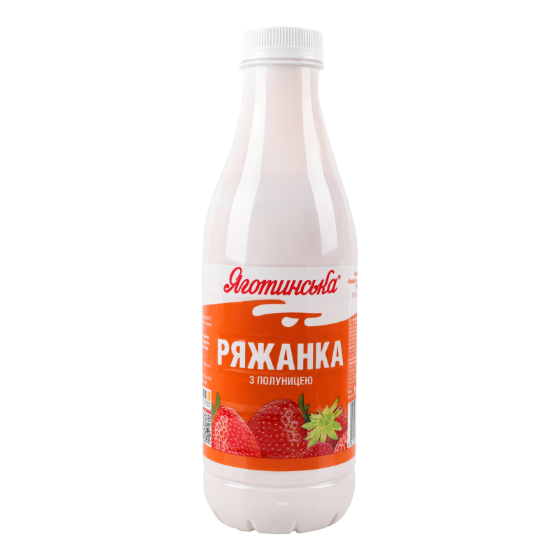 Ряжанка Яготинське 2,9% 750г Полуниця пл