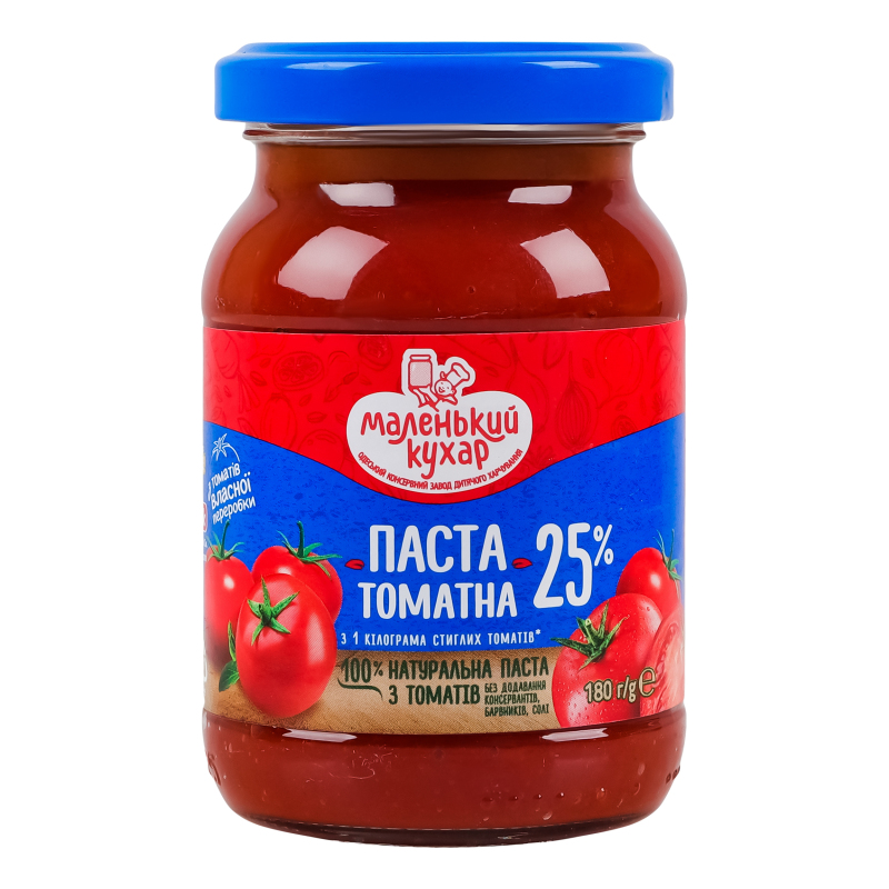 Паста Маленький кухар 25% 180г Томатна