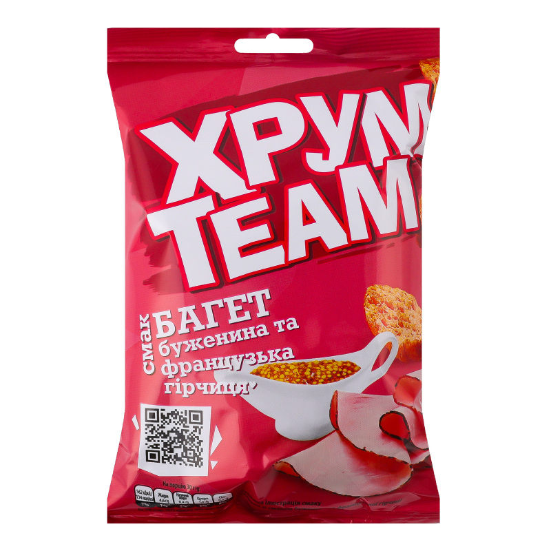 Сухарики ХрумTeam 55г Багет Бужен фр гір