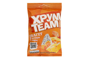 Сухарики ХрумTeam 55г Багет Чотири сири