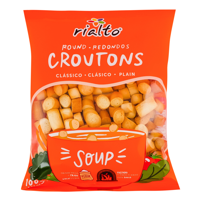 Крутони Rialto 100г круглі натуральні
