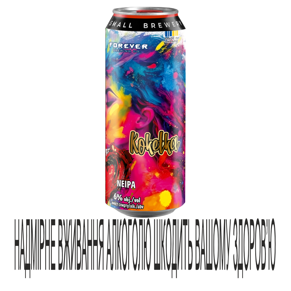 Пиво FOREVER 0,5л Koketka 6%
