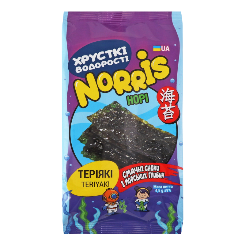 Чипси Norris норі 4,5г Теріякі