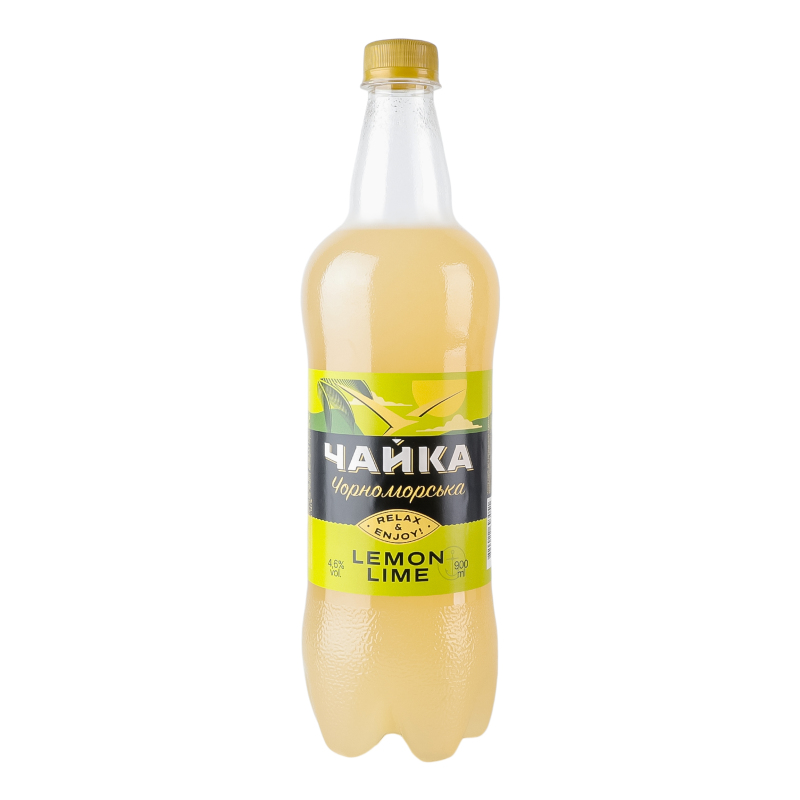 Пиво ЧайкаЧорном 0,9лLemon-lime св 4,6%