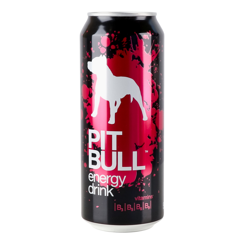 Напій Піт Буль 0,5л Ягода ж/б