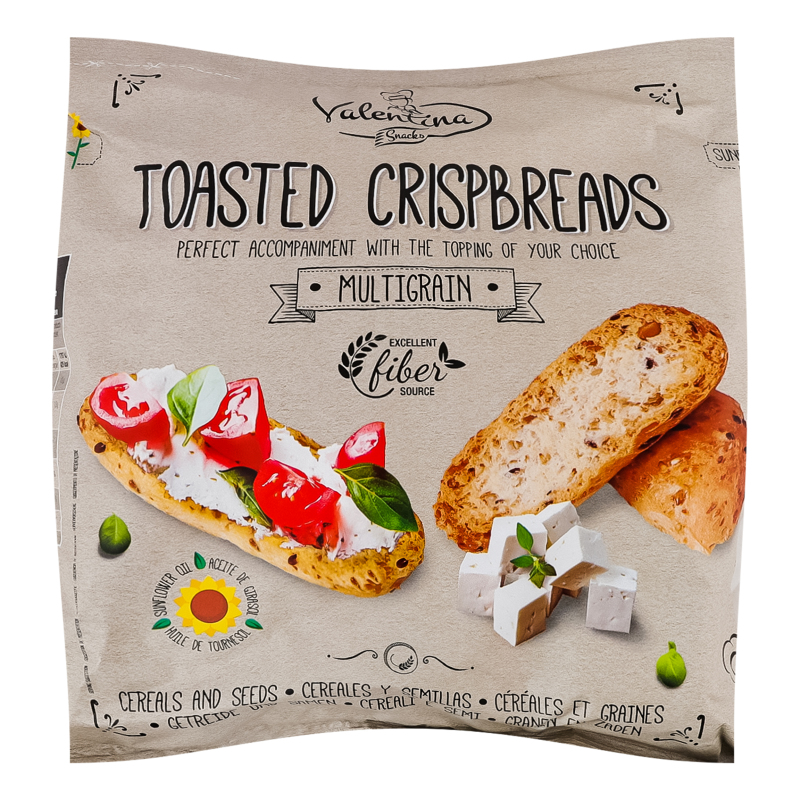 Тостадоси Valentina 250г Мультизернові