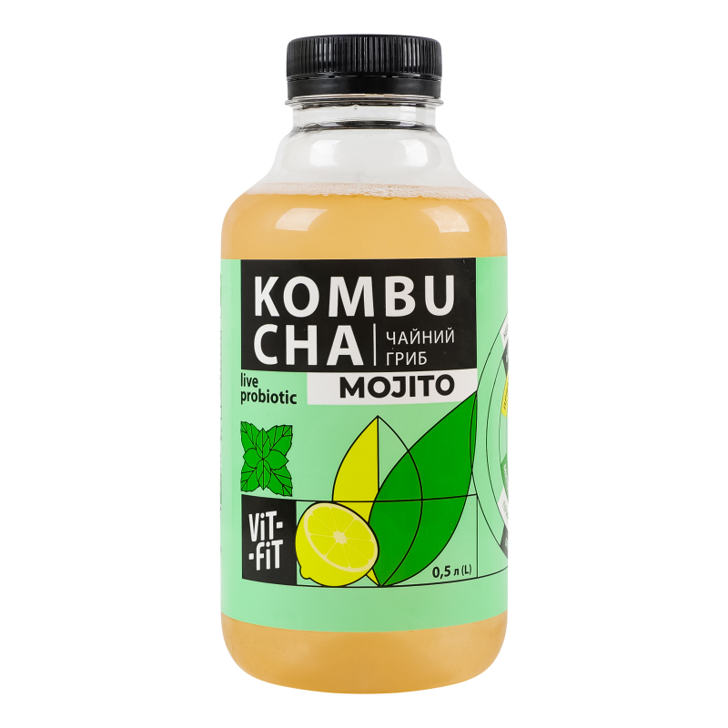 Напій Vit Fit 0,5л Kombucha Mojito