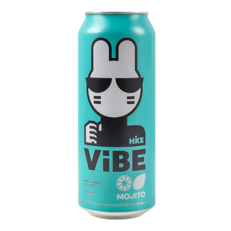 Пиво Hike 0,5л Vibe Мохіто ж/б 4,3%