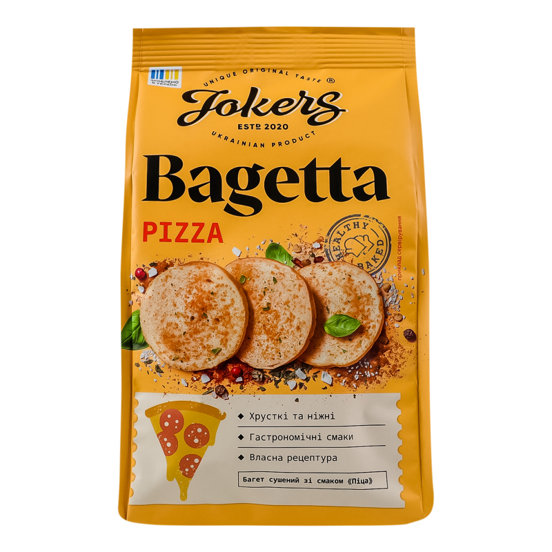 Грінки JokerS 75г Багет Піца