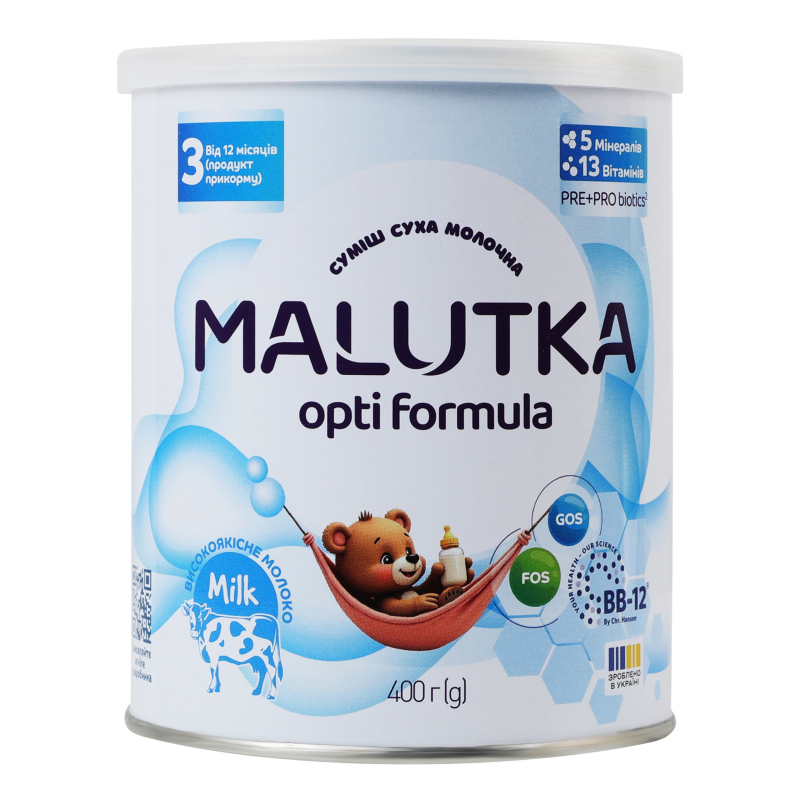 ДХ Малютка Суміш400г Opti Formula 12міс