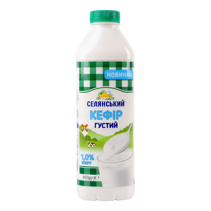 Кефір Селянський 1% 850г Густий