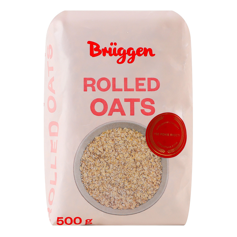 Пластівці Bruggen 500г Вівсяні цільнозер