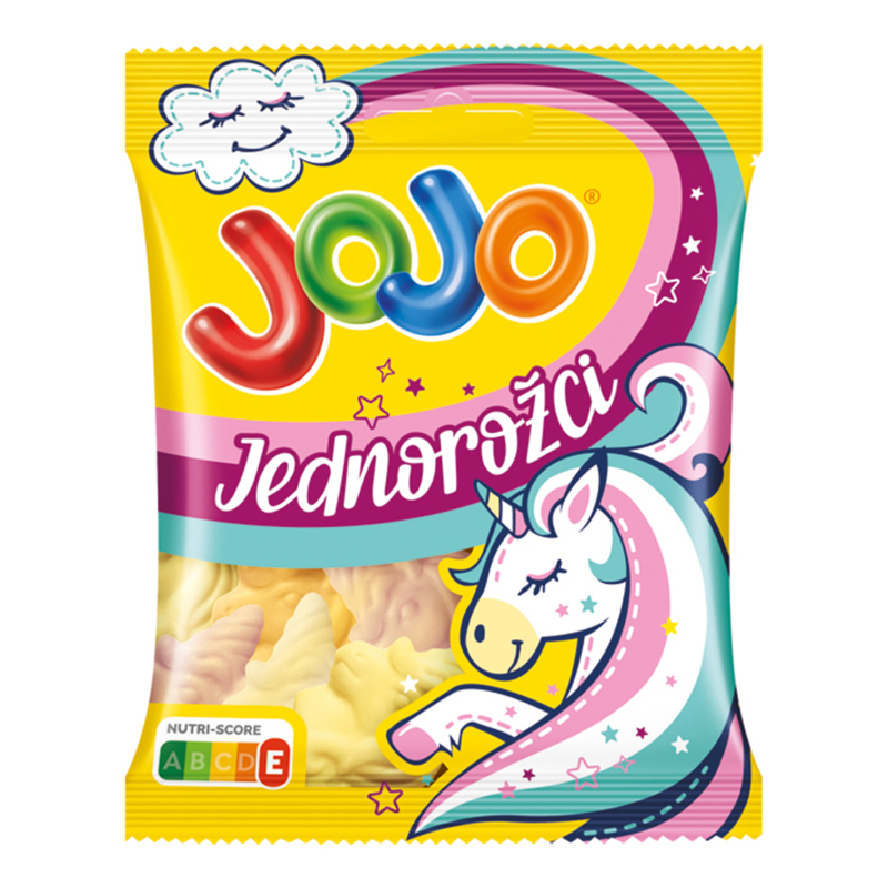 Цукерки жув JoJo 80г Єдинороги