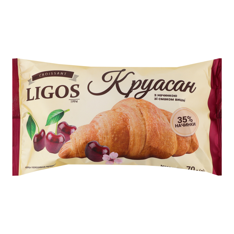 Круасан Лігос 70г Вишня