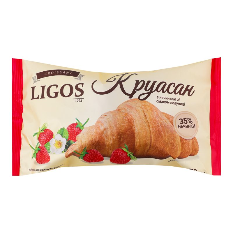 Круасан Лігос 70г Полуниця