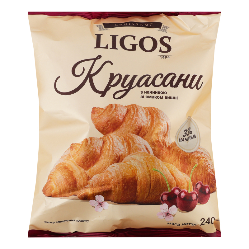 Круасан Лігос 240г Вишня