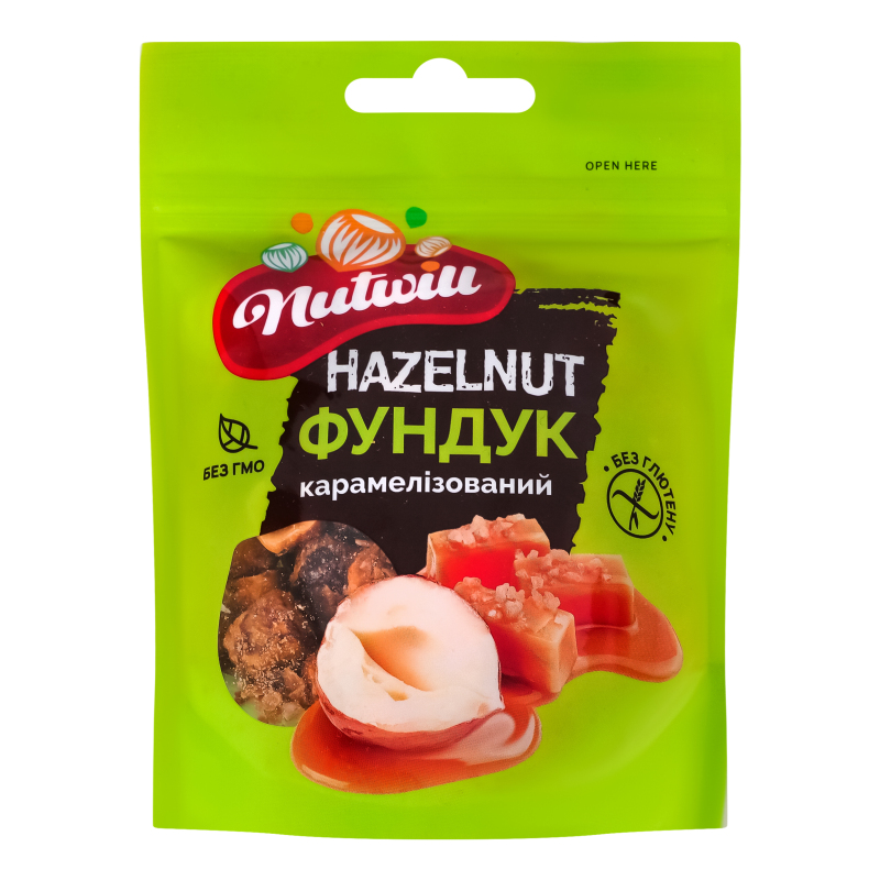 Фундук Nutwill 100г карамелізований
