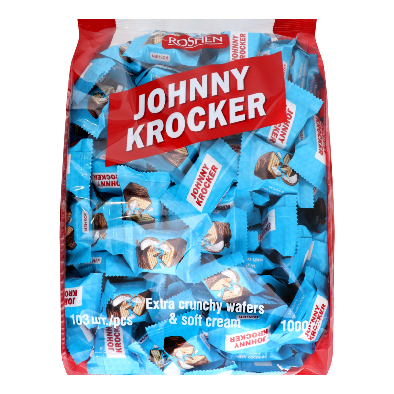 Цукерки ROSHEN Johnny Krocker кокос