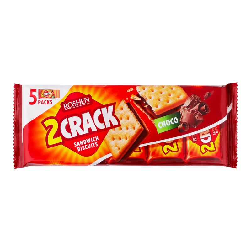 Печиво-сендвіч ROSHEN 190г Шоколад 2cr