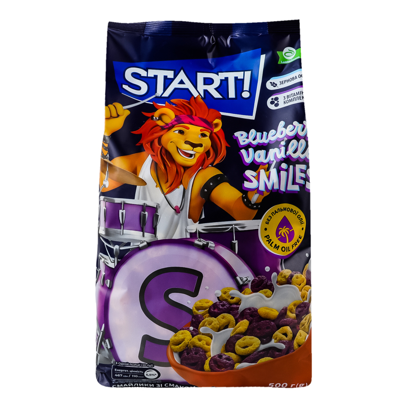 Сух сніданокStart500г Смайл Чониця Ваніл