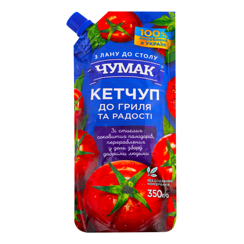 Кетчуп Чумак 350г Гриль д/п