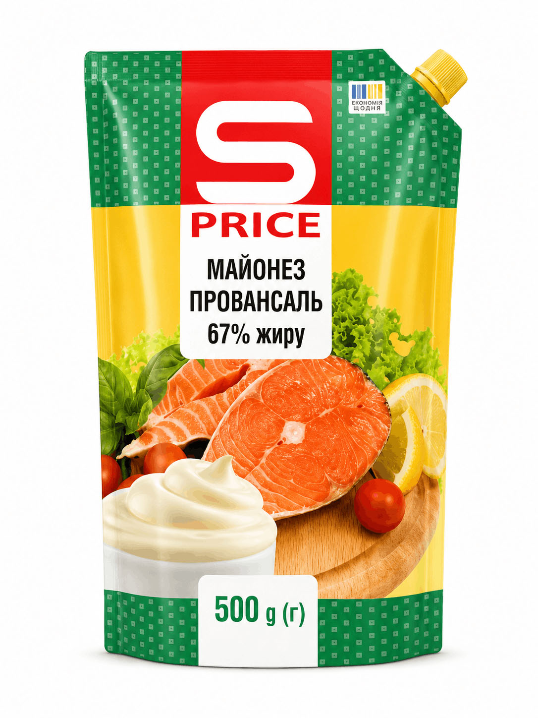 Майонез S-Price 67% 500г Провансаль пл