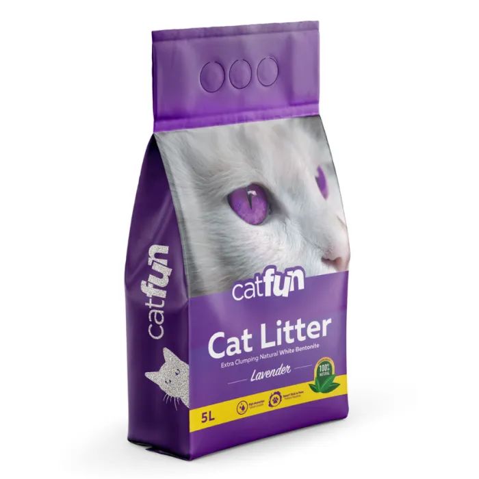 Наповнювач Catfun 5кгБентонітовийЛаванда
