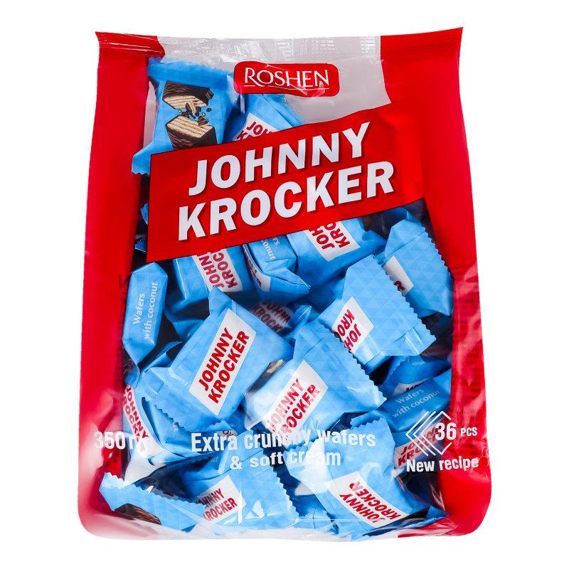 Цукерки ROSHEN 350г Johnny Krocker кокос