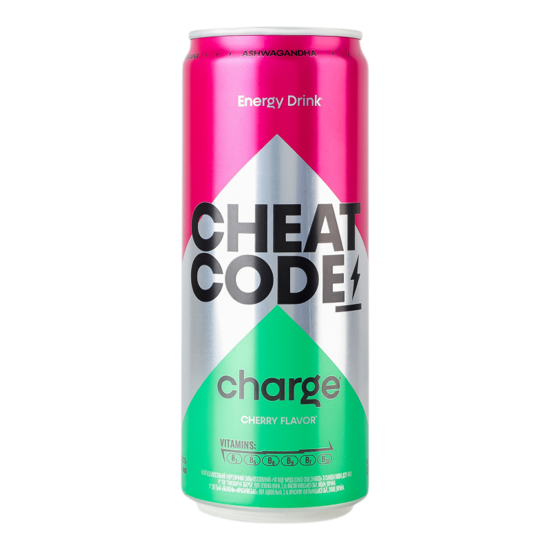 НапійЕнергОболонь0,33лCheatCodeВишня б/а