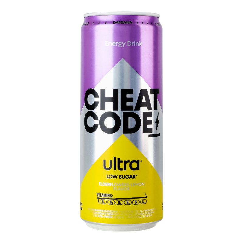 НапійЕнергОболонь0,33лCheatCodeБузинаЛим