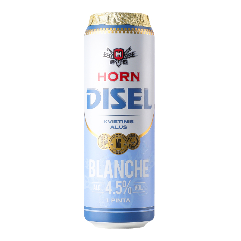 Пиво Horn Disel 0,568л Blanche 4,5% ж/б