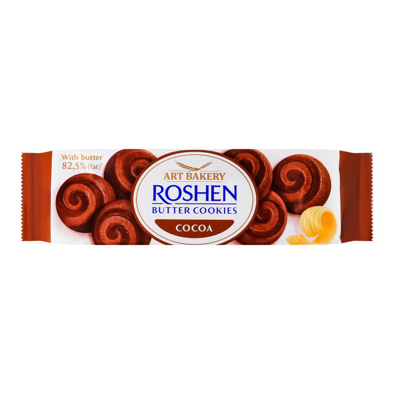 Печиво ROSHEN 140г з маслом та какао