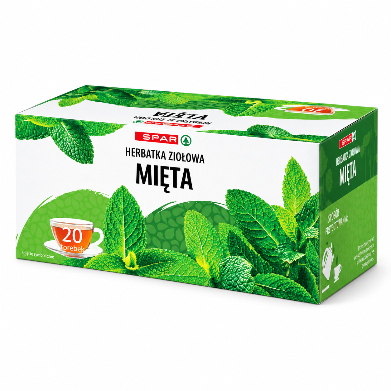 Чай SPAR 20*2г травяний з мятою