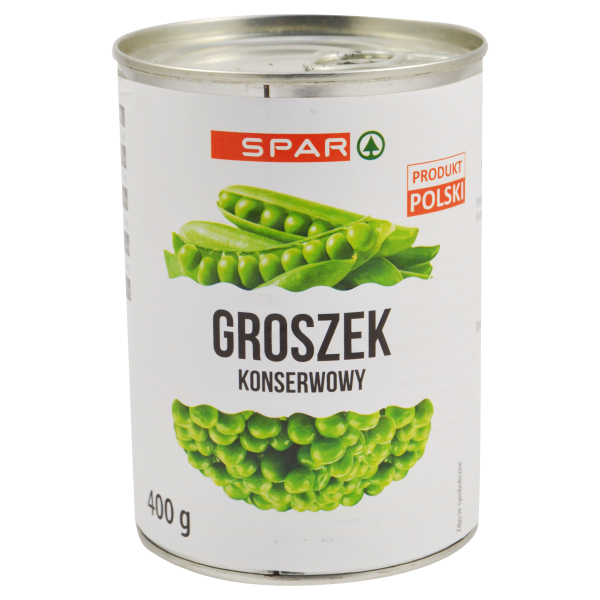 Горошок SPAR 400г Консервований