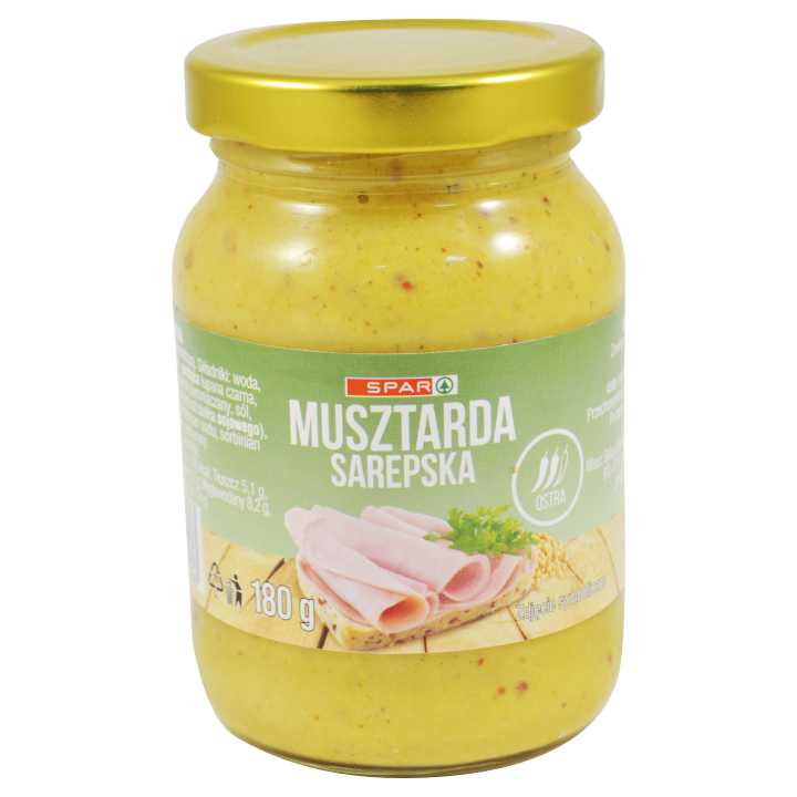 Гірчиця SPAR 180г Сарепська гостра
