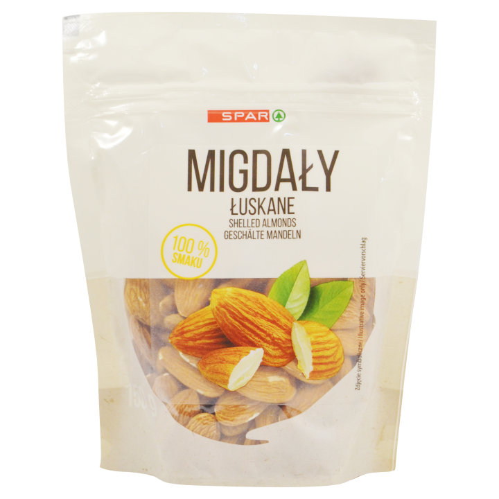 Горіхи SPAR 150г Мигдаль очищений