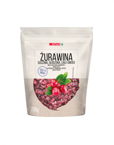 Сухофрукти SPAR 200г Журавлина сушена