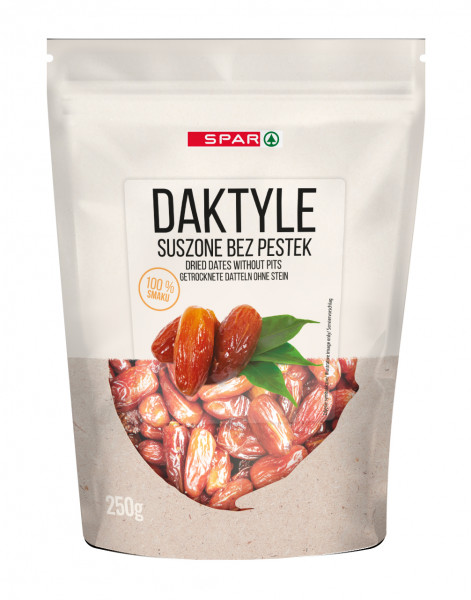 Сухофрукти SPAR 250г Фініки б/к сушені