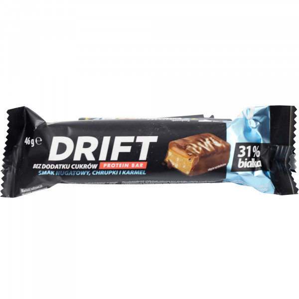 Батончик DRIFT 46г Нуга-Кармель Протеїн