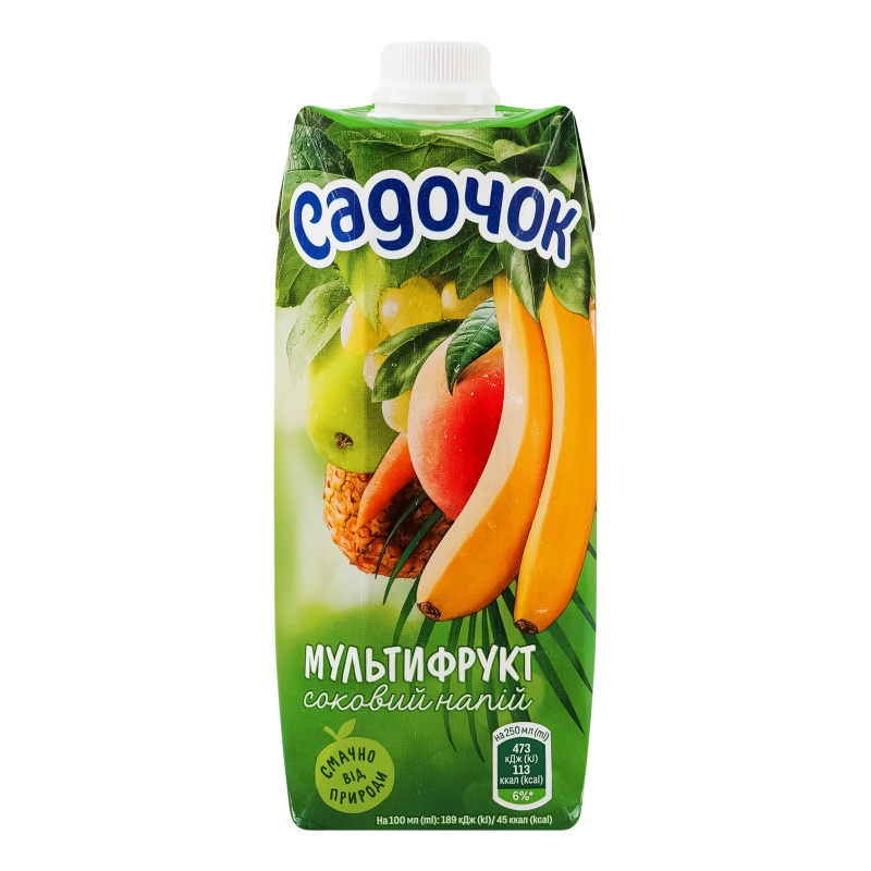 Напій соковий Садочок 0,5л Мультифрукт