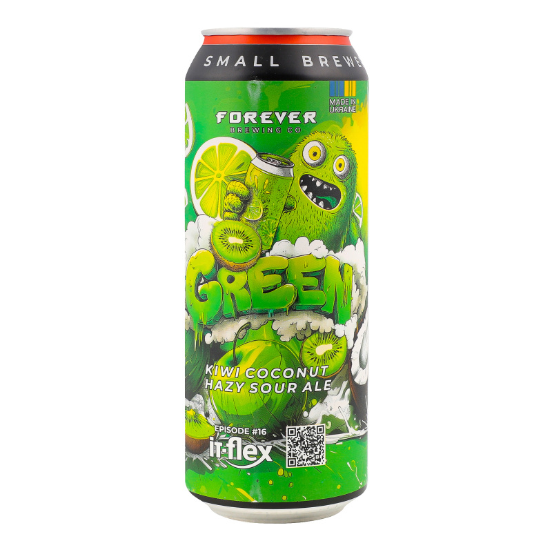 Пиво FOREVER 0,5л Green 5,5%