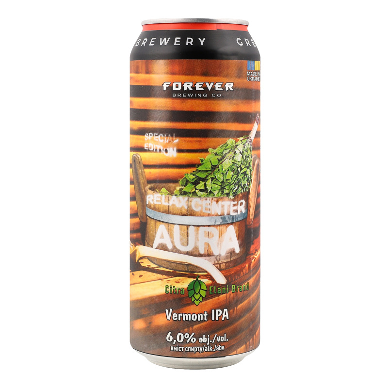 Пиво FOREVER 0,5л Relax Center Aura 6%